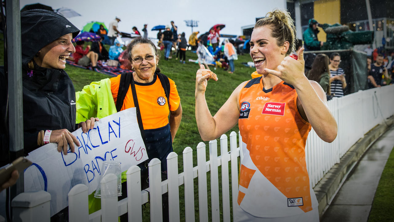 Jacinda Barclay - AFLW - PlayersVoice