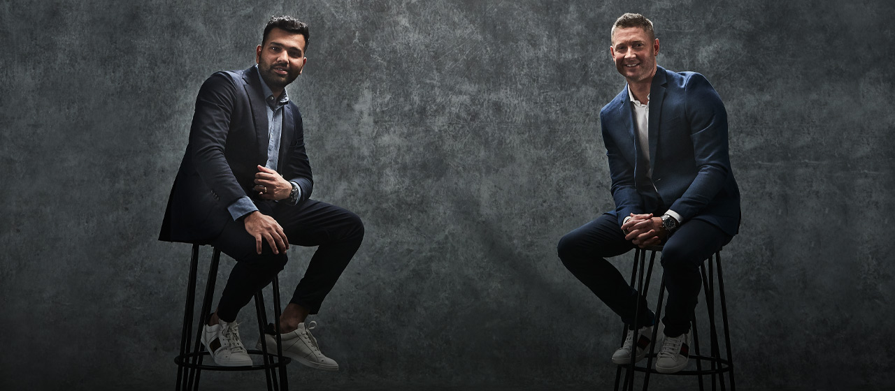 Rohit Sharma & Michael Clarke - Moments In Time - AthletesVoice