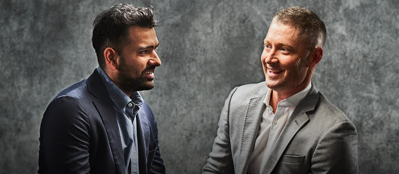 Rohit Sharma & Michael Clarke - Moments In Time - AthletesVoice