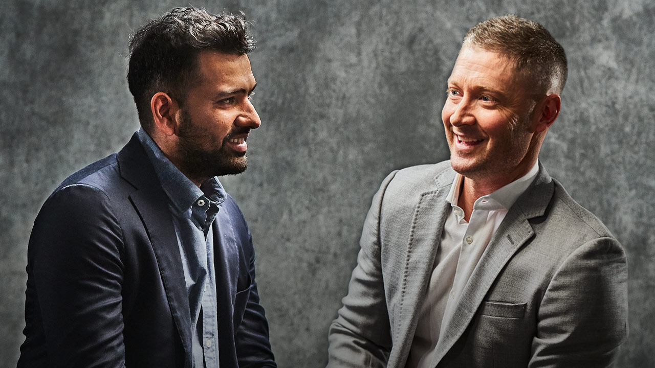 Rohit Sharma & Michael Clarke - Moments In Time - AthletesVoice